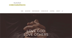 Desktop Screenshot of christadelphian.org.au